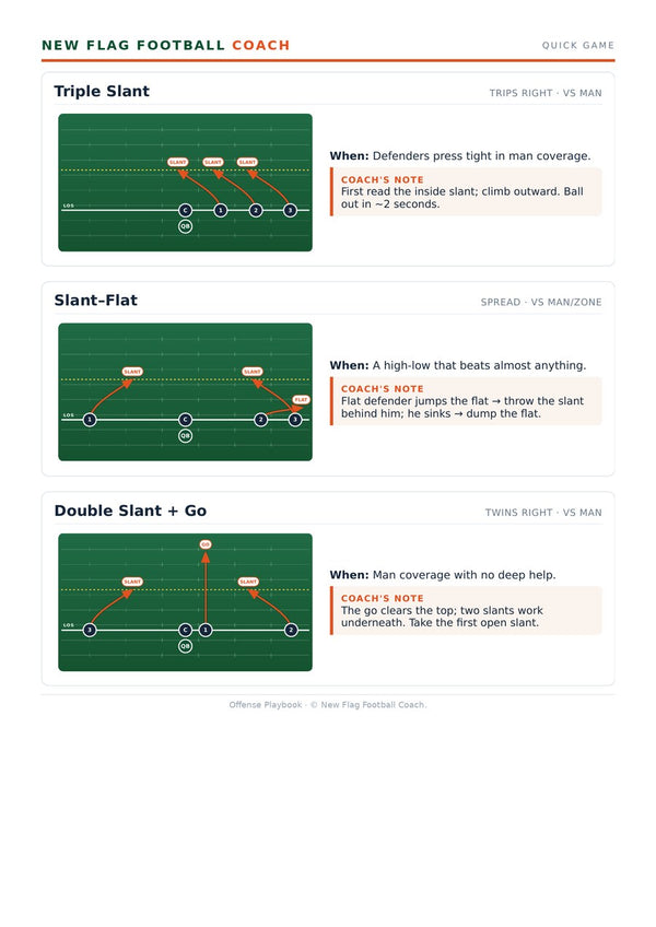 Offense playbook page